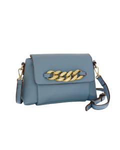 BORSA A TRACOLLA PINKY AZZURRO