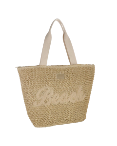 BORSA MARE L CROCHET TU BEIGE