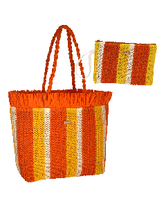 BORSA MARE M+BUSTA FRANGIA CROCHET AR. T