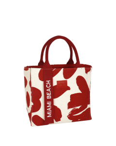 BORSA CITY S FIORE ROSSO
