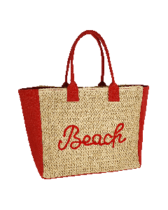 BORSA MARE M CORDA ROSSO