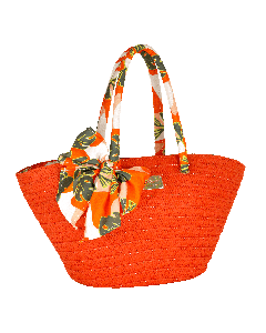 CESTA CITY M FOULARD ARANCIONE