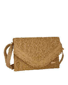 BORSA A TRACOLLA MARE FRANGIA BEIGE