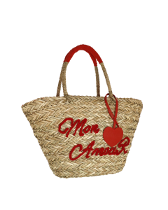 CESTA SUMMER MON AMOUR ROSSO