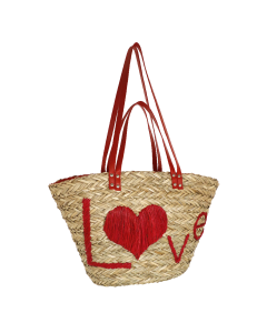 CESTA SUMMER LOVE ROSSO