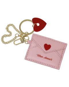 PORTACHIAVI MON AMOUR ROSA T