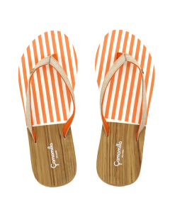 FLIP FLOP ARANCIONETRIPES